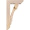 Ekena Millwork Olympic Slat Smooth Bracket w/ Offset Brace, Douglas Fir, 5 1/2"W x 16"D x 28"H BKT0604X16X28OLY06SDF - alternate 4